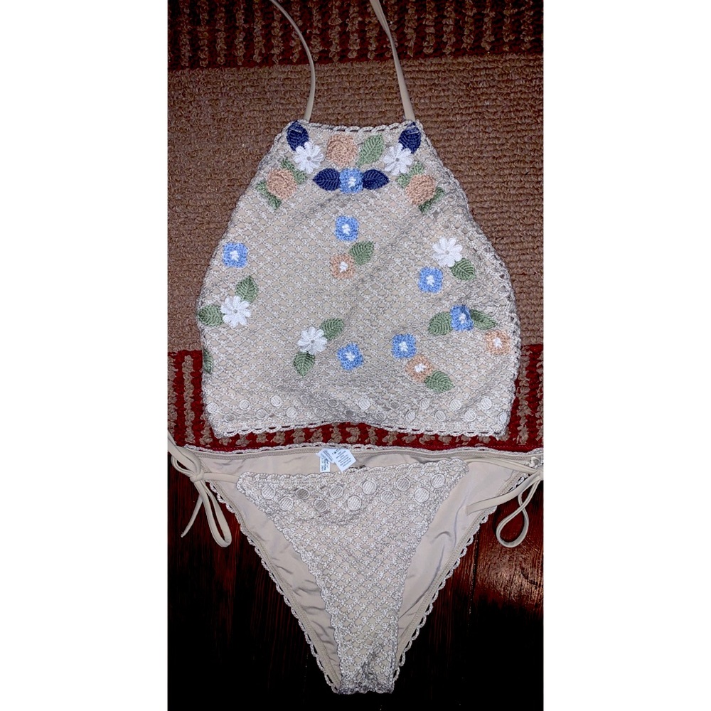 Aerie Two Piece Knit Bathing Suit